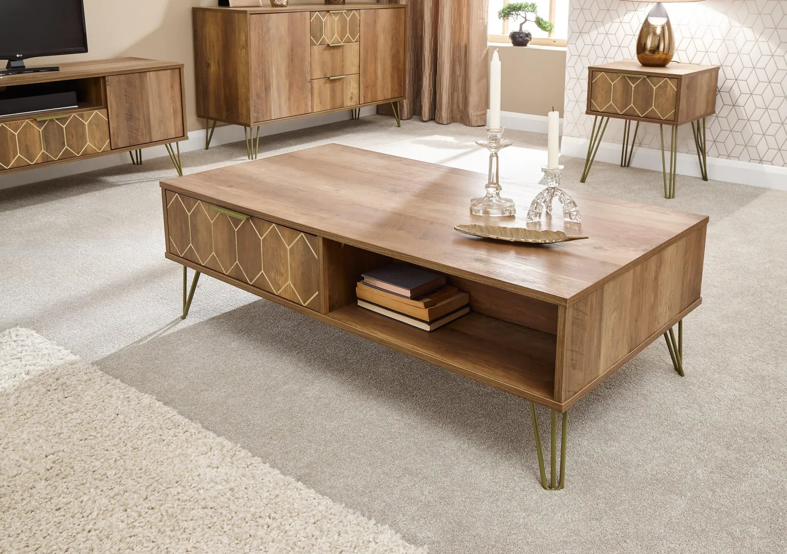 GFW Orleans Coffee Table in Brown