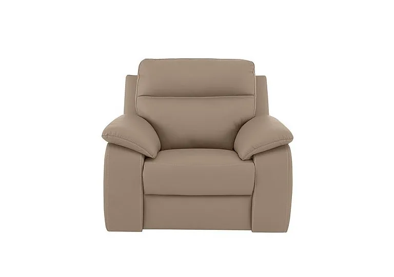 Pepino Leather Armchair - Torello Taupe