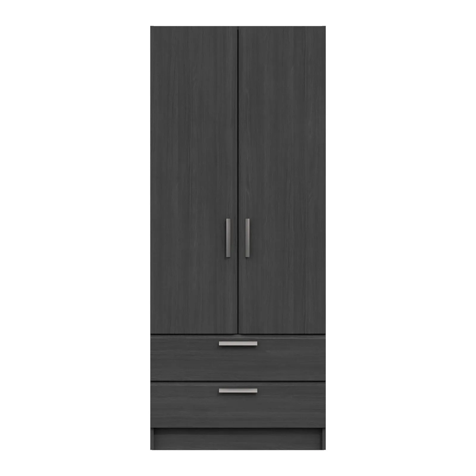 Piper 2 Door Combi Wardrobe Grey
