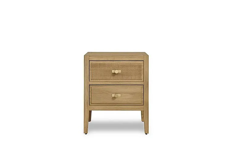 Alicent 2 Drawer Bedside Cabinet - Bedroom Furniture - In Time for Christmas