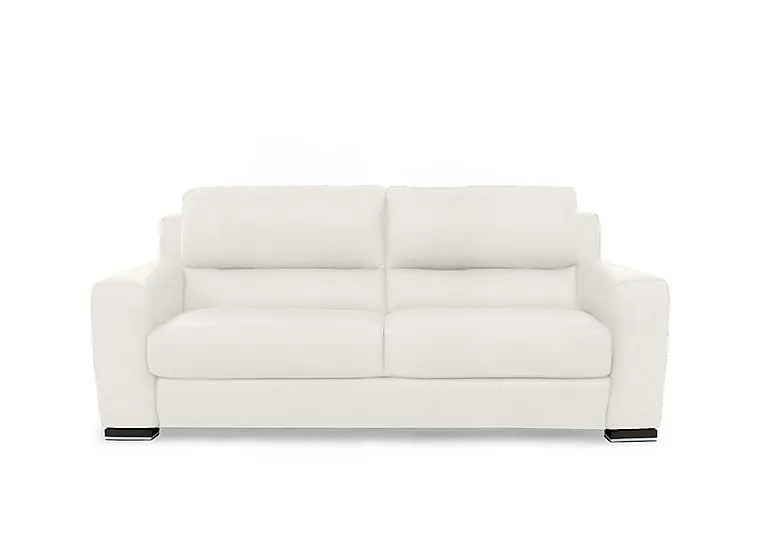 Viali Leather 3 Seater Sofa