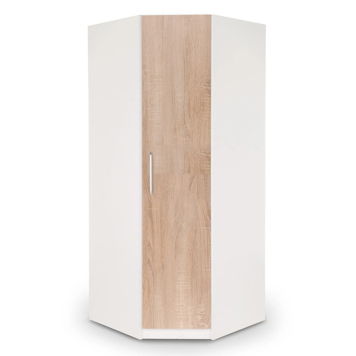 Euston Corner Wardrobe, White