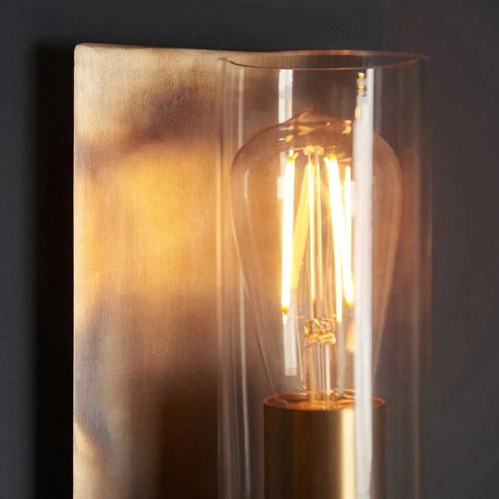 Netlighting 'PALERMO' Stylish Dimmable Indoor Modern Decorative Glass Wall Lamp in Silver 5
