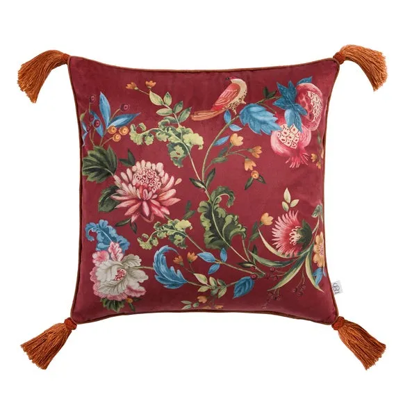 Dreams & Drapes Bejewelled Square Cushion 2