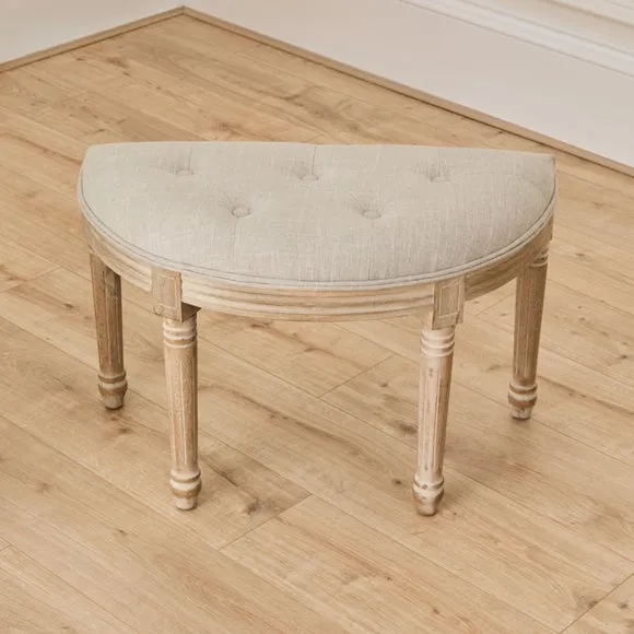 Voyage Maison Claudette Linen Footstool 2
