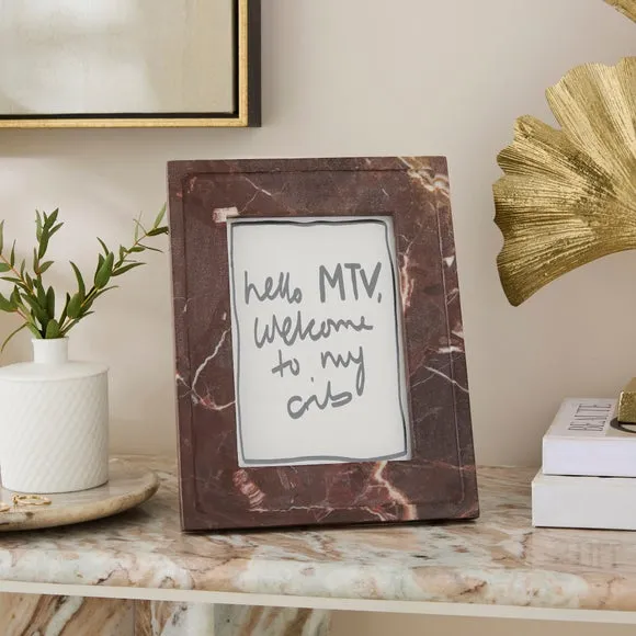 Red Levanto Marble Photo Frame 1