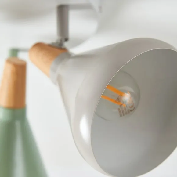 Wolston Retro 3 Light Adjustable Spotlight 4
