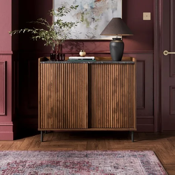 Georgi Marble Effect Small Sideboard