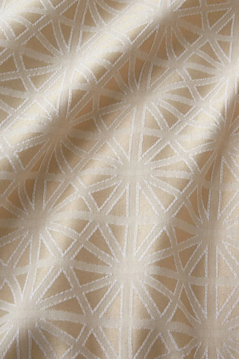 Appletree 'Geo Jacquard' Woven Jacquard Duvet Cover Set in Natural 3