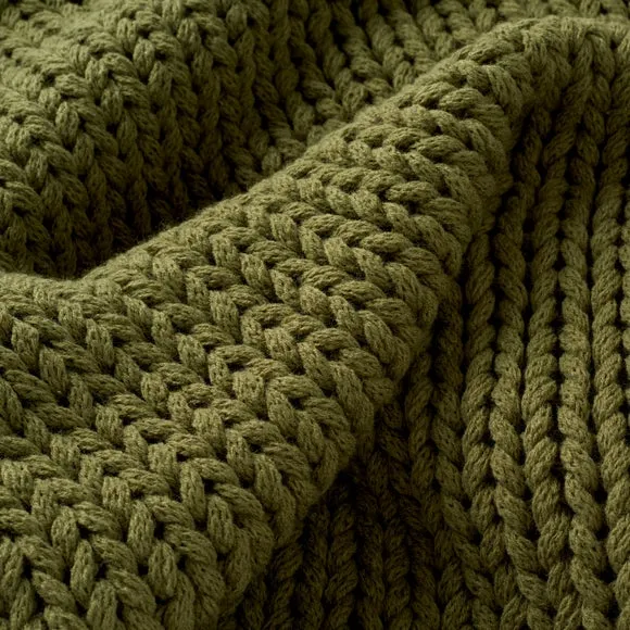 Chunky Knit Throw Blanket 2