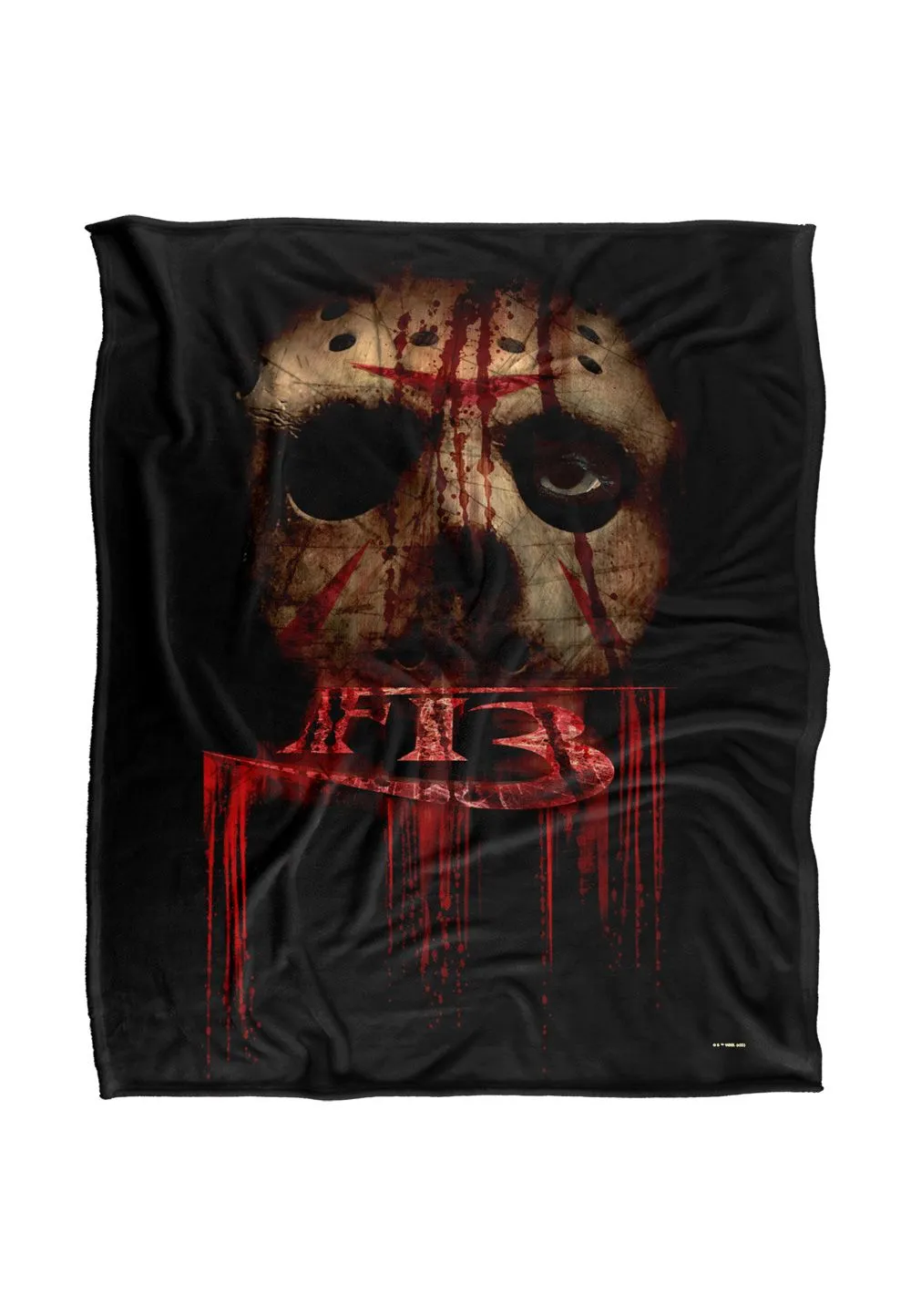 Friday the 13th Blanket, 152x127 cm Remake Poster Silky Touch Super Soft Throw Blanket in White