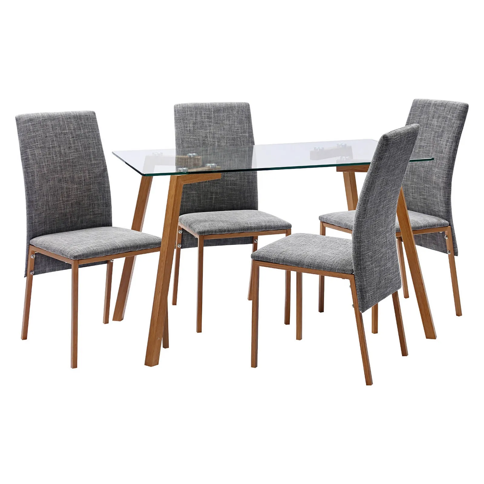Morton 4 Seater Dining Set Natural