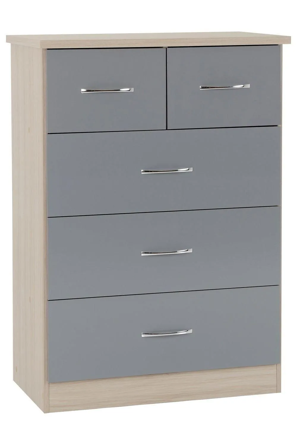 Seconique Nevada 3+2 Drawer Chest in Grey 2