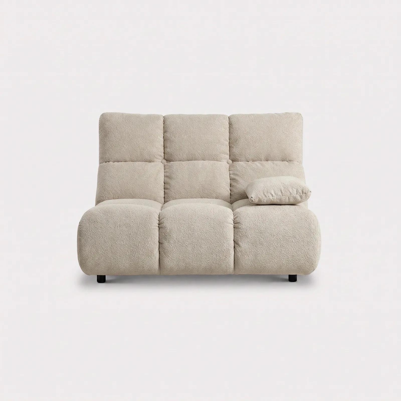 Bryce 1.5 Seater With Armrest Right, Neutral Fabric | Barker & Stonehouse 1