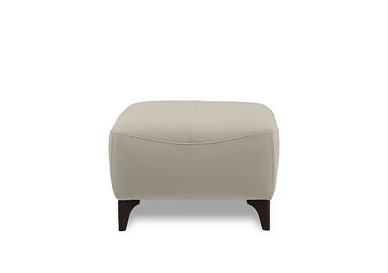 Nicole Leather Footstool