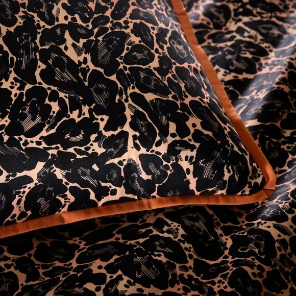 Laurence Llewelyn-Bowen Roxy Leopard Print 100% Cotton Duvet Cover & Pillowcase Set 3
