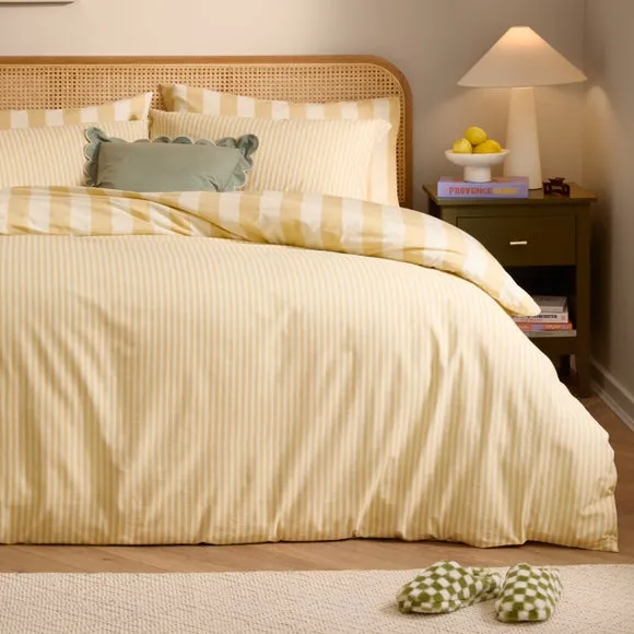 Furn. The Ultimate Stripe Polycotton Duvet Cover & Pillowcase Set 4