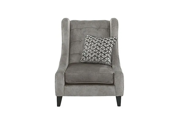Mariah Fabric Accent Armchair - Dapple Silver