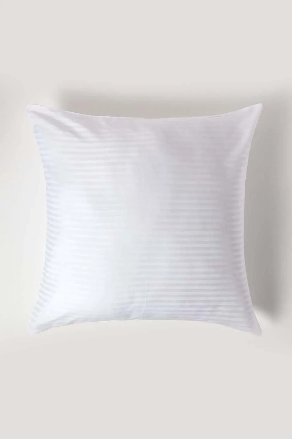 Homescapes Continental Egyptian Cotton Pillowcase 330 TC, 80 x 80 cm in White 1