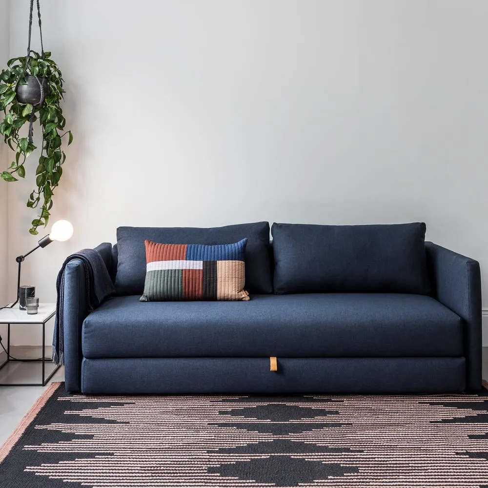 Heal's Oswald Sofa Bed Dessin Blue 4
