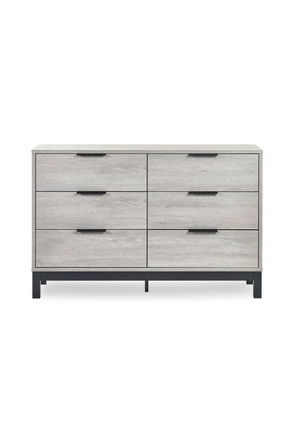Julian Bowen Bali 6 Drawer Wide Chest in Light Grey 6