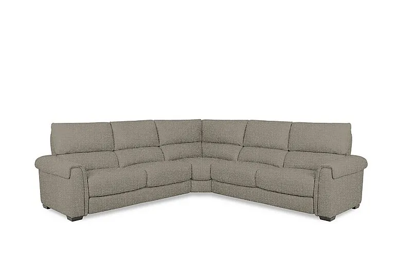Nixon Fabric Large Corner Sofa - Sand