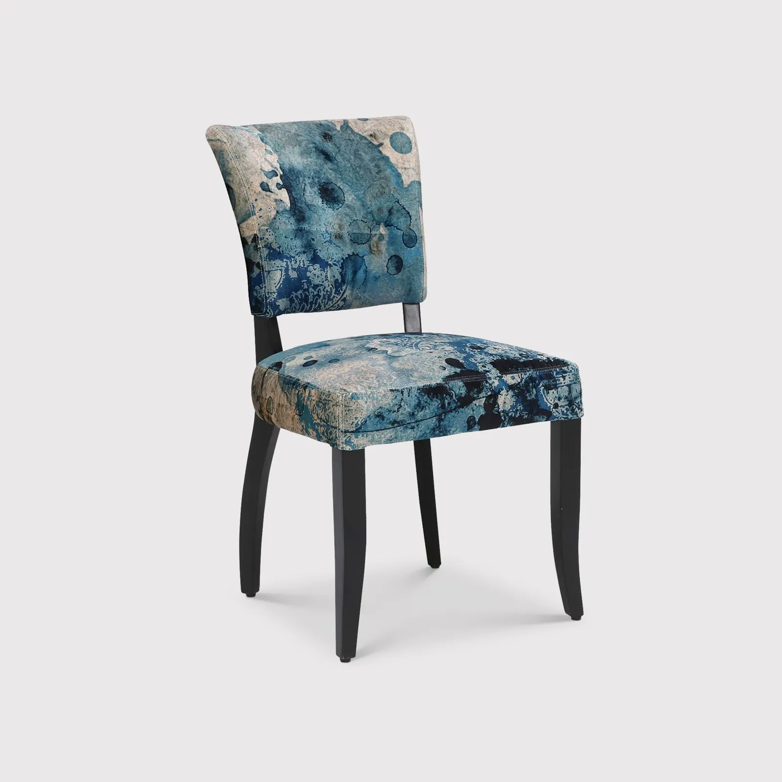 Timothy Oulton Mimi Dining Chair, Blue Velvet | Barker & Stonehouse 2