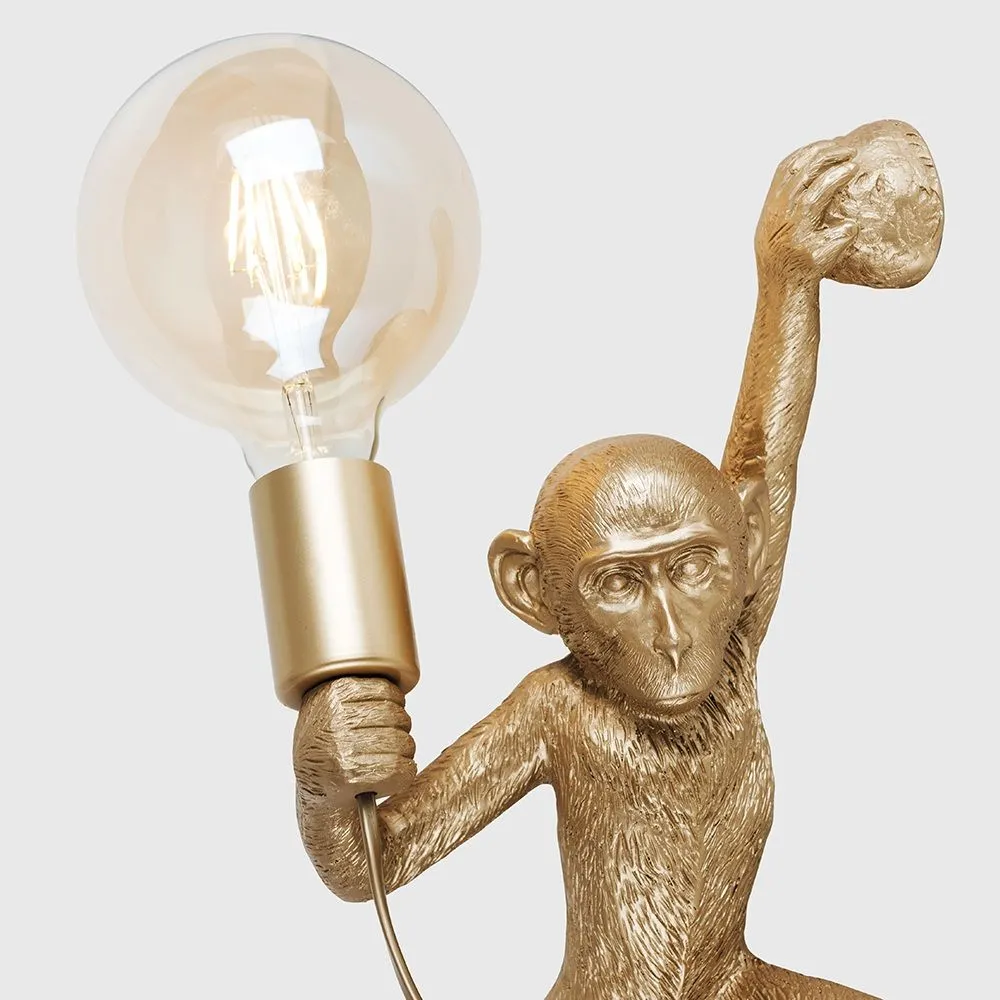 ValueLights Monkey Gold Indoor Wall Light 4