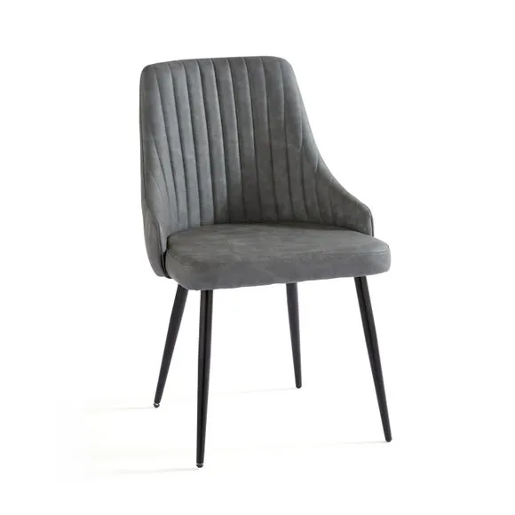 Shea Set of 2 Dining Chairs, Faux Leather 4