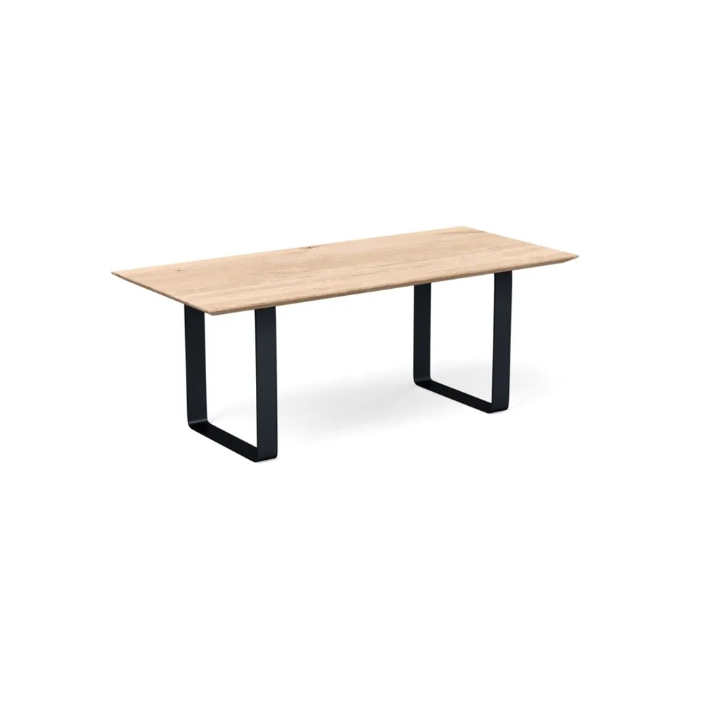 Heal's Prague Table 260x90cm White Oak Chamfered Edge Filled 1