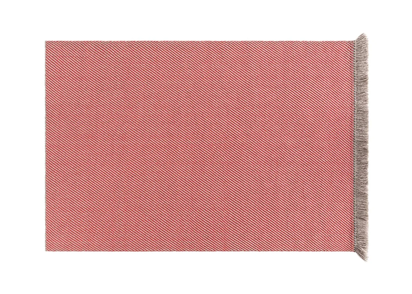 Gandia Blasco Garden Layers Rug Diagonal Almond Red