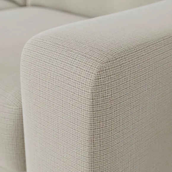 Baxter II Chenille Soft Texture Corner Chaise Sofa 6