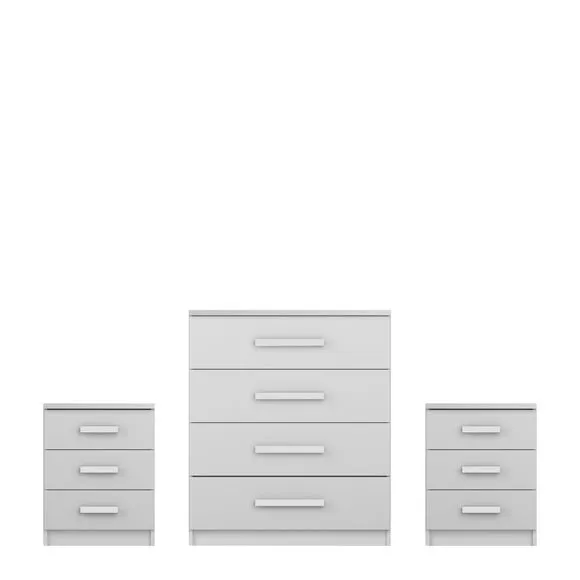 Sudbury 3 Piece Bedroom Furniture Set