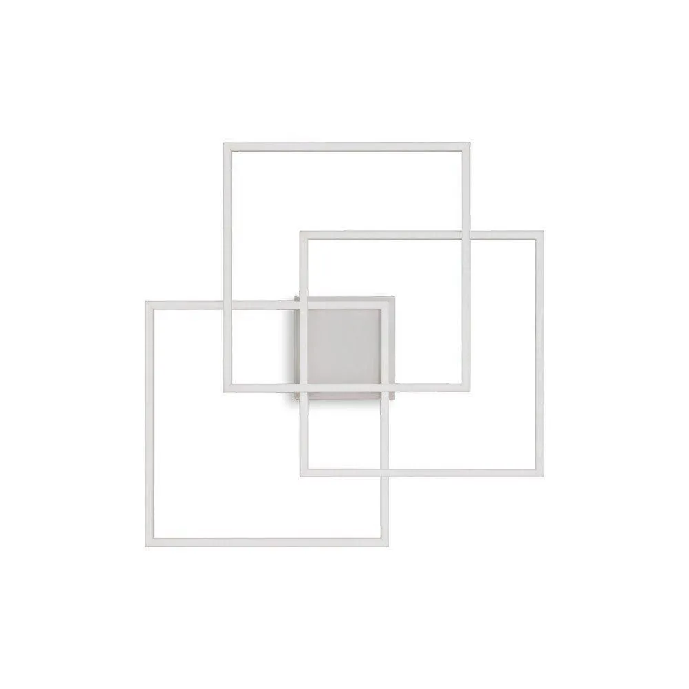 Netlighting Frame2 Integrated LED Indoor 3 Lights Ceiling Lamp White 3000K