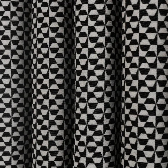 Geo Checkerboard Eyelet Curtains 3