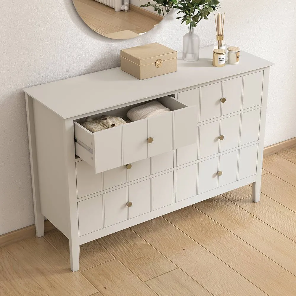Melody Maison Ivory 6 Drawer Chest Of Drawers - Padstowe Ivory Range 2