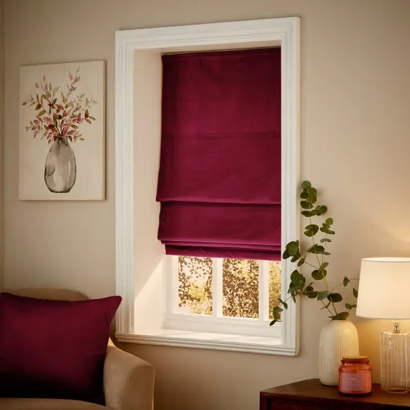Recycled Velour Roman Blind 2