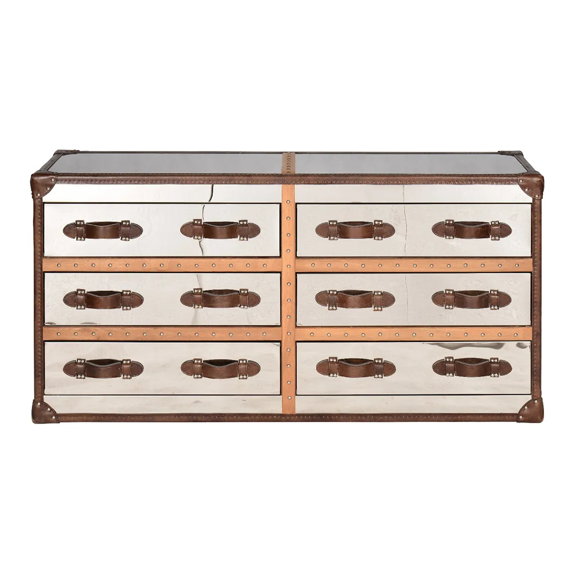 Timothy Oulton Stonyhurst Sideboard, Silver Metal | Barker & Stonehouse 3