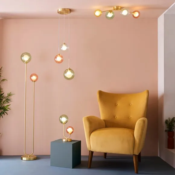 Eliza 4 Light Semi Flush Ceiling Light 6