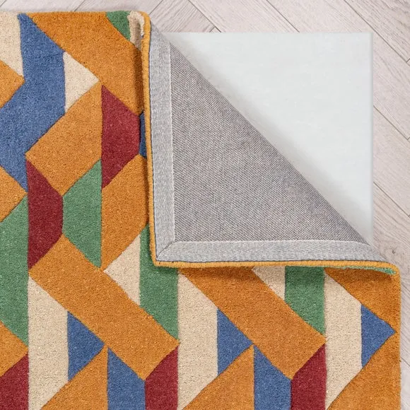 Connect Geometric Wool Rug 3