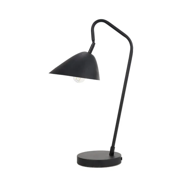 Toulon Matt Black Task Table Lamp 2