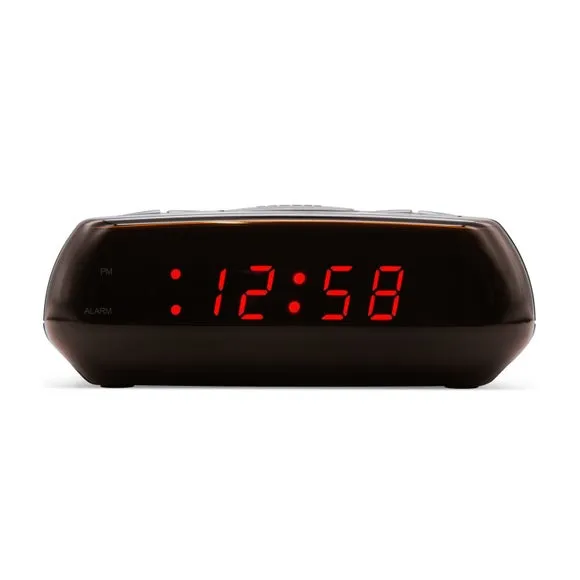 Acctim Miramar Black Alarm Clock 2