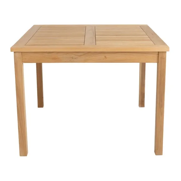 Teak Square Garden Dining Table 4