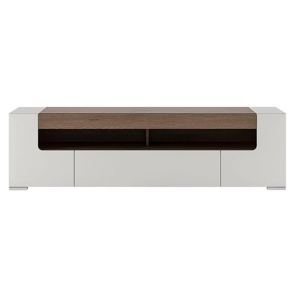 Furniture To Go Toronto 190cm wide TV Cabinet in White 2