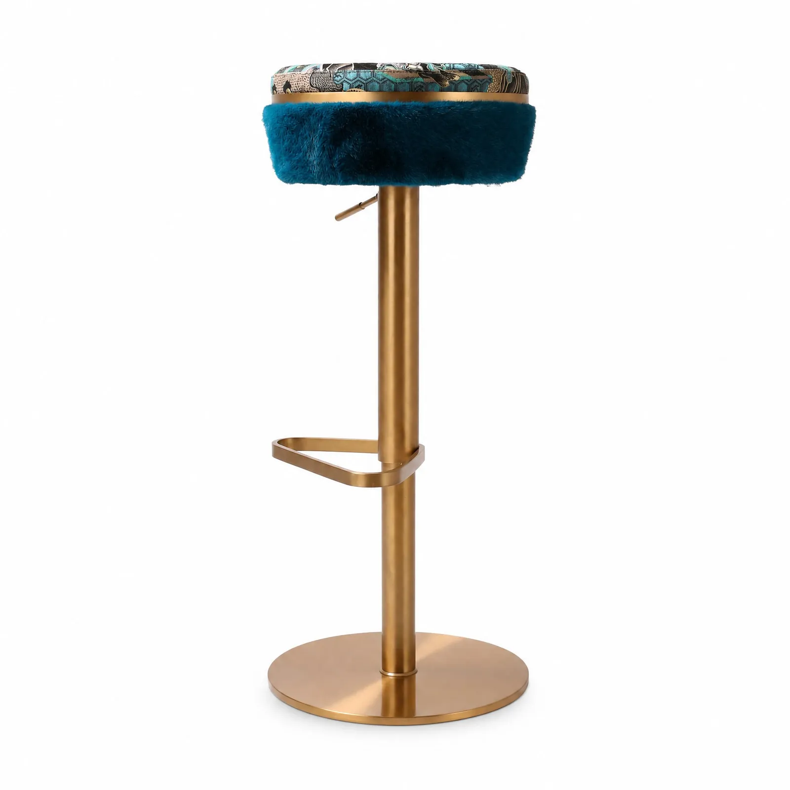 Izzy Bar-Stool, Blue Fabric | Barker & Stonehouse 6