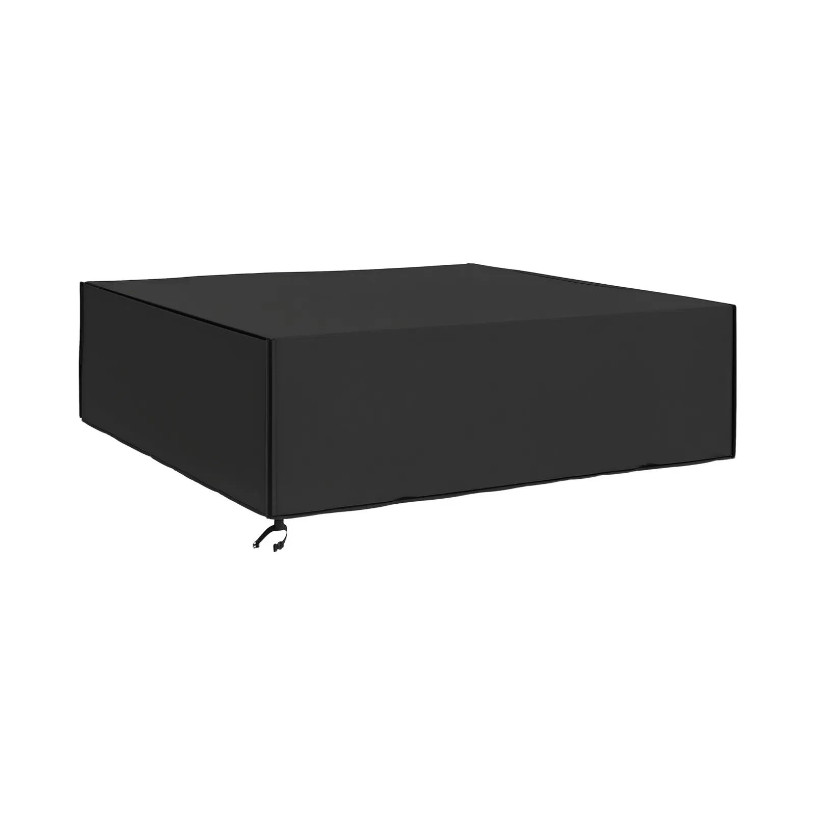 OUTSUNNY Large Garden Set Square Cover Outdoor Furniture Waterproof Resist Fade in Black 2
