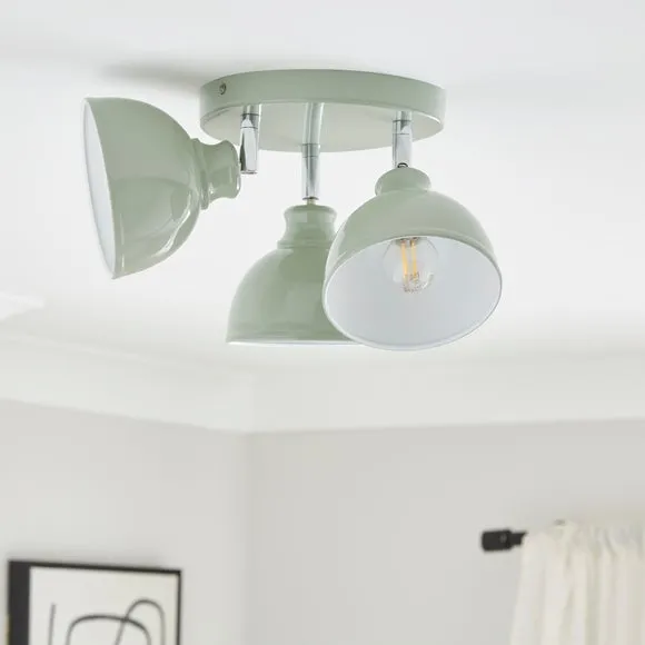 Galley 3 Light Adjustable Semi Flush Spotlight 3