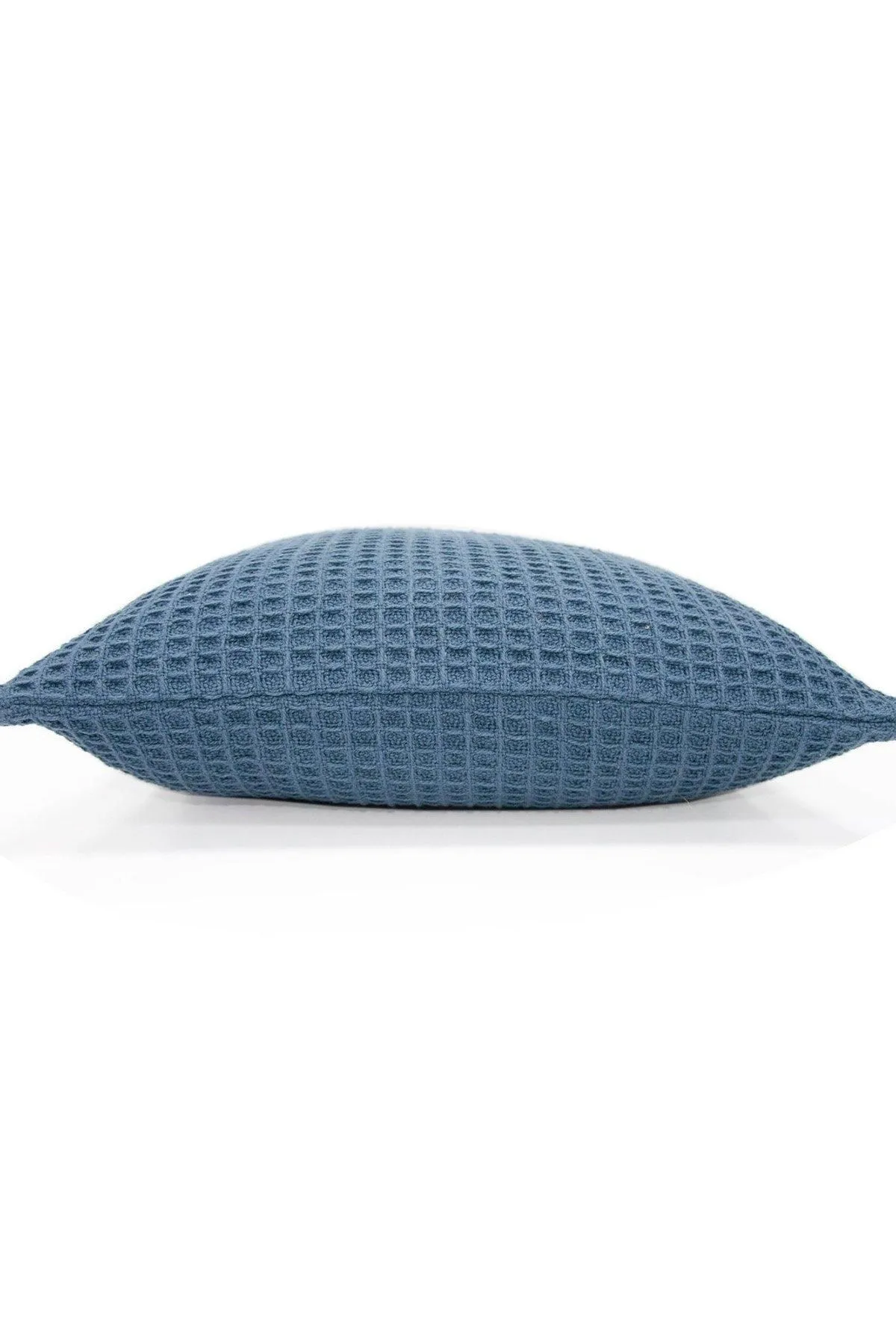 Appletree 'Bruges' Filled Cushion With Geo Waffle Texture in Dark Blue 5