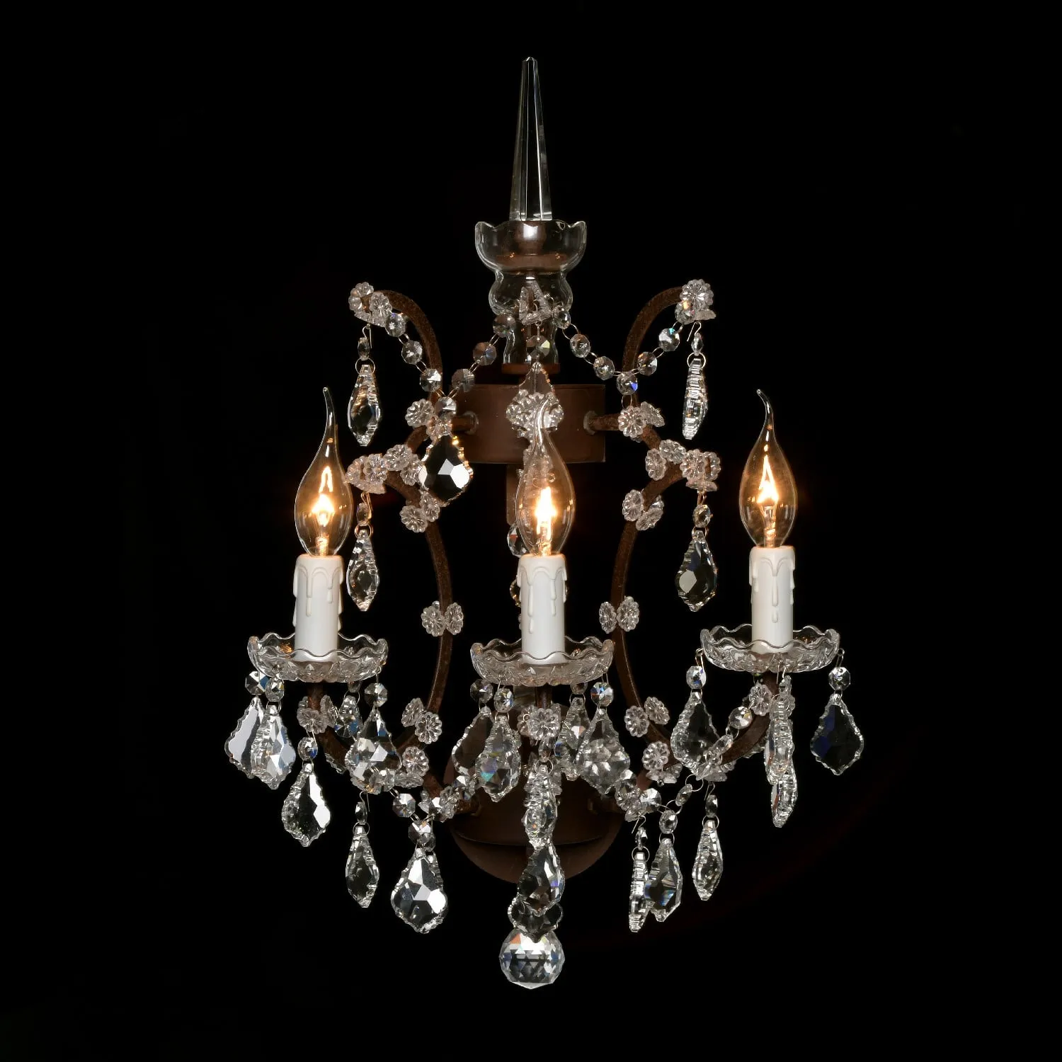 Timothy Oulton Crystal Sconce, Silver Glass | Barker & Stonehouse 2