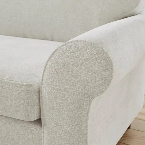 Flori Chenille Soft Texture Corner Sofa 4